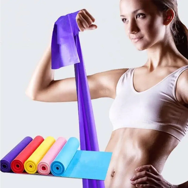 Fitness Resistance Band Workout Equipment Yoga Gym Elastic Gum Strength Resistance Bands Pilates Crossfit Women Weight Sport New