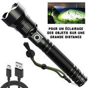 Lampe Torche Ultra Puissante, Rechargeable