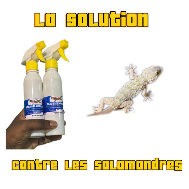 produit anti salamandre (gecko)  pour une Élimination Définitive"